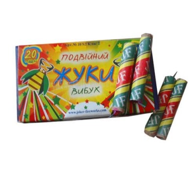 Купить шутихи JFS2(100/20) Шутиха Двойной жук оптом. Самые выгодные цены на петарды всех видов.